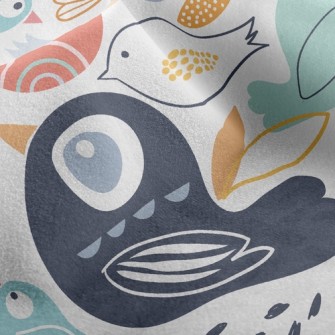 Abstract Bird Micro Fleece