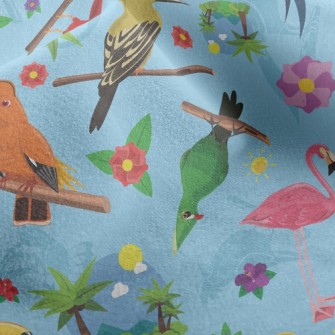 Various Birds Micro Fleece