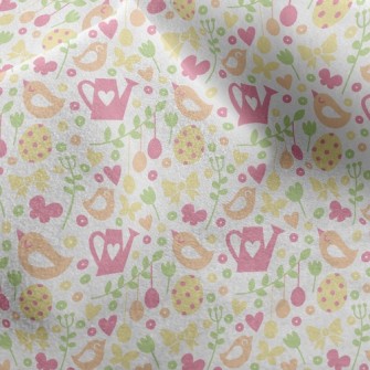 Watering Machine And Bird Micro Fleece