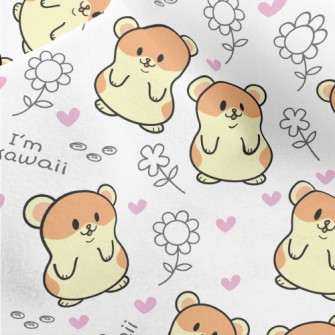 Cute Hamster Micro Fleece