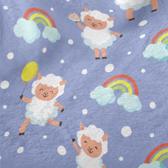 Happy Baby Sheep Minky