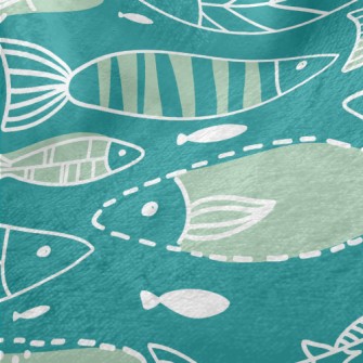 Fish In Ocean Minky