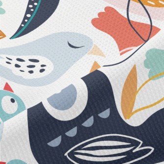 Abstract Bird Piqué