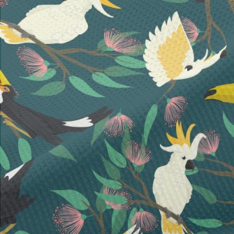 Toucans And Cockatoos Piqué