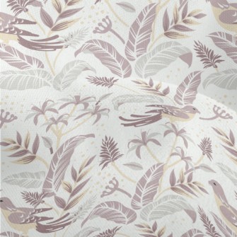 Flowers And Birds Lightweight Performance Linen