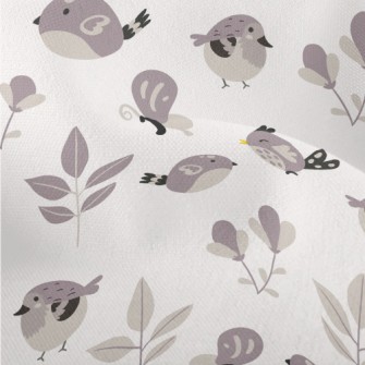 Cute Bird Lightweight Performance Linen