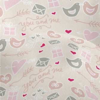 Birds In Love Lightweight Performance Linen