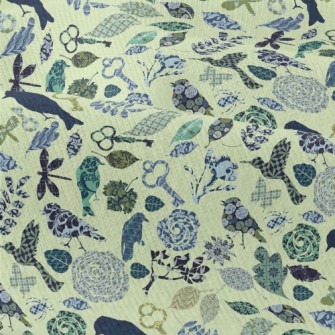 Retro Textured Bird Modern Jersey