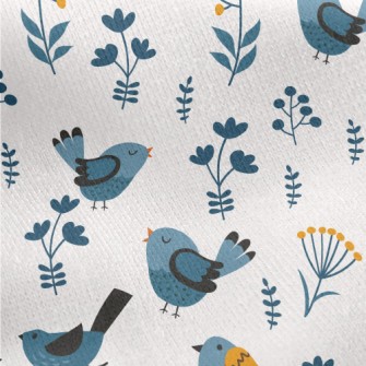 Singing Bird Jersey Backed Fleece