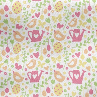 Watering Machine And Bird Jersey Backed Fleece