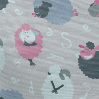 Dancing Sheep Pongee