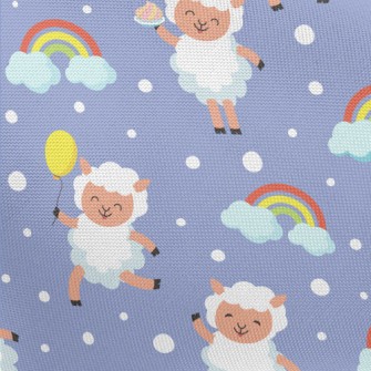 Happy Baby Sheep Pongee