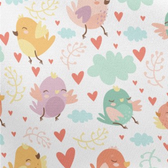 Happy Bird Pongee