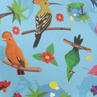 Various Birds Pongee