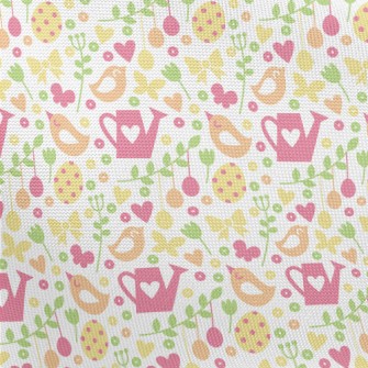 Watering Machine And Bird Pongee