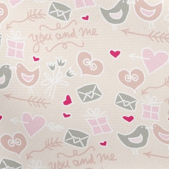 Birds In Love Pongee