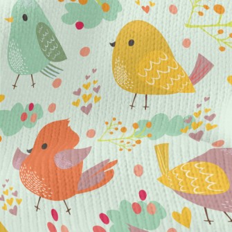 Cute Colorful Bird Stretch Jersey