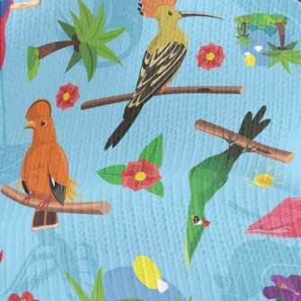 Various Birds Stretch Jersey