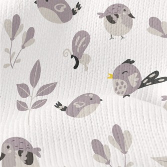 Cute Bird Stretch Jersey