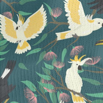 Toucans And Cockatoos Stretch Jersey
