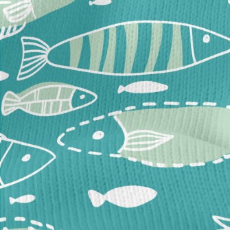 Fish In Ocean Stretch Jersey