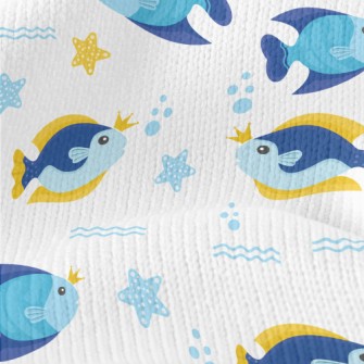 Fish Wearing Crown Stretch Jersey