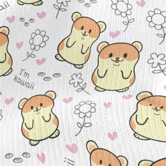 Cute Hamster Stretch Jersey