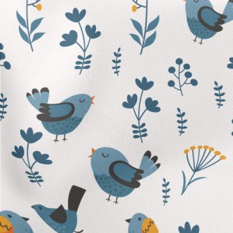 Singing Bird Lightweight Cotton Poplin