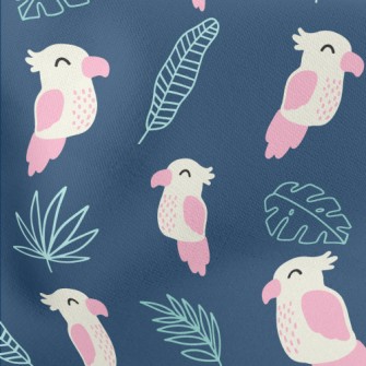 Cute Parrot Lightweight Cotton Poplin