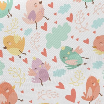 Happy Bird Midweight Cotton Poplin