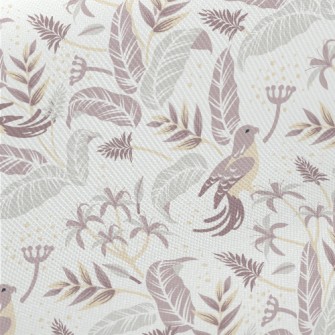 Flowers And Birds Midweight Cotton Poplin