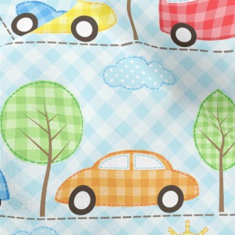 Patch Style Car Micro Fleece