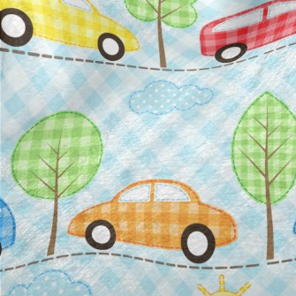 Patch Style Car Minky