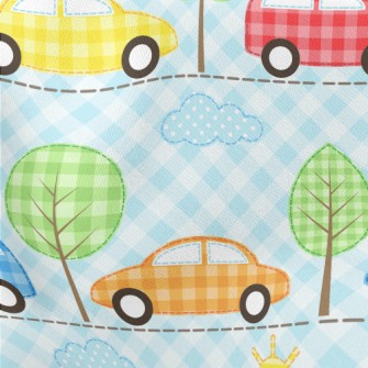 Patch Style Car Lightweight Cotton Poplin