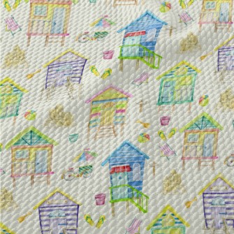 Beach Cottage Birdseye Piqué