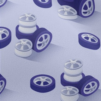 Scattered Tire Parts Chiffon