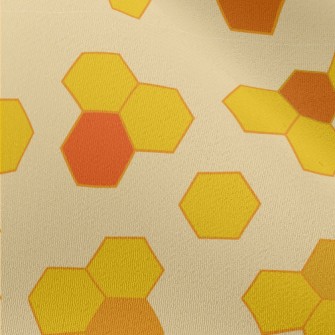 Honeycomb Geometry Chiffon