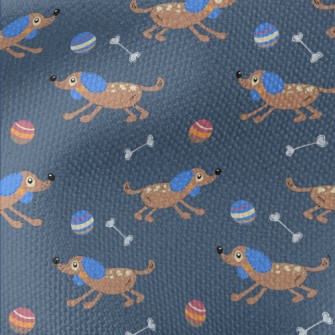 Chasing Ball Puppy Waterproof Canvas