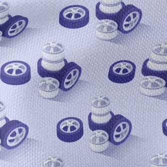 Scattered Tire Parts Waterproof Canvas