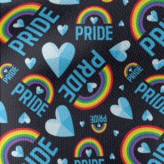 3D Love Rainbow Waterproof Canvas