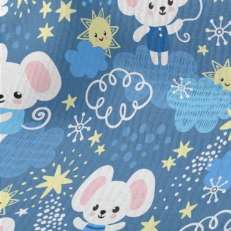 Gentle Starry Sky And Mouse Terry
