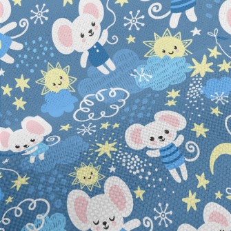 Gentle Starry Sky And Mouse Performance Linen