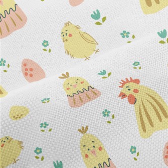 Kind Rooster And Chicks Performance Linen