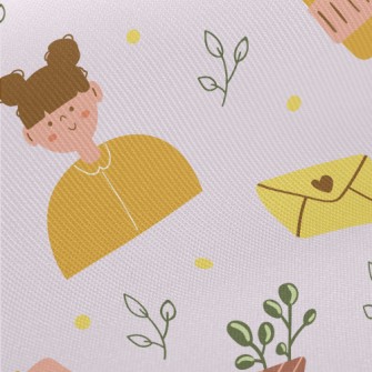 Little Girl With Meatball Head Twill