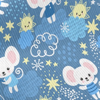 Gentle Starry Sky And Mouse Standard Corduroy