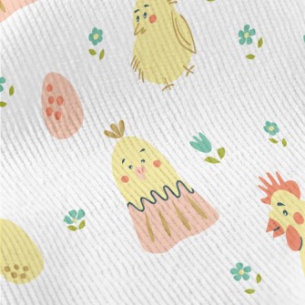 Kind Rooster And Chicks Standard Corduroy