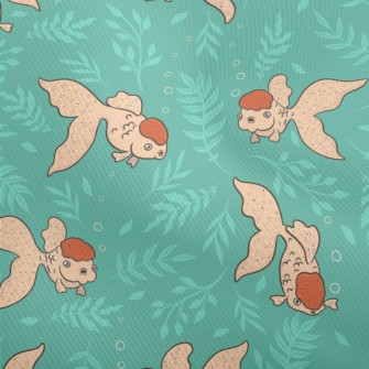 Goldfish Swimming Around Dobby