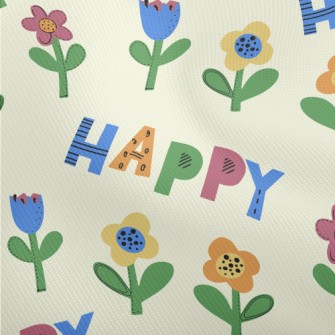 Happy Colorful Flowers Dobby