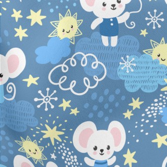 Gentle Starry Sky And Mouse Stretch Ponte
