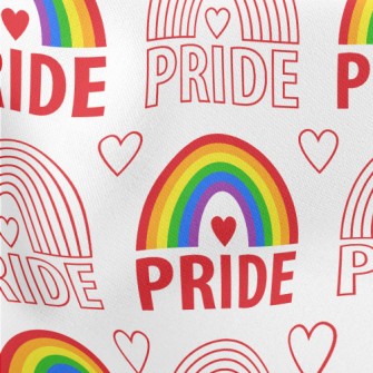 Shining Beautiful Rainbow Stretch Ponte